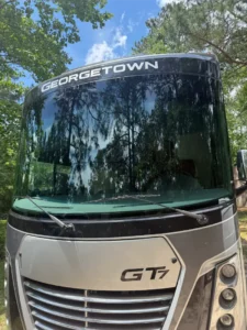 RV windshield installation in Pickens SC