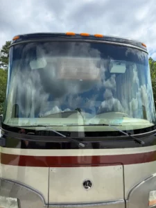 RV front windshield installation in Pickens SC