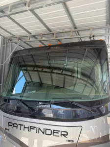 RV glass crack repair in Pickens South Carolina
